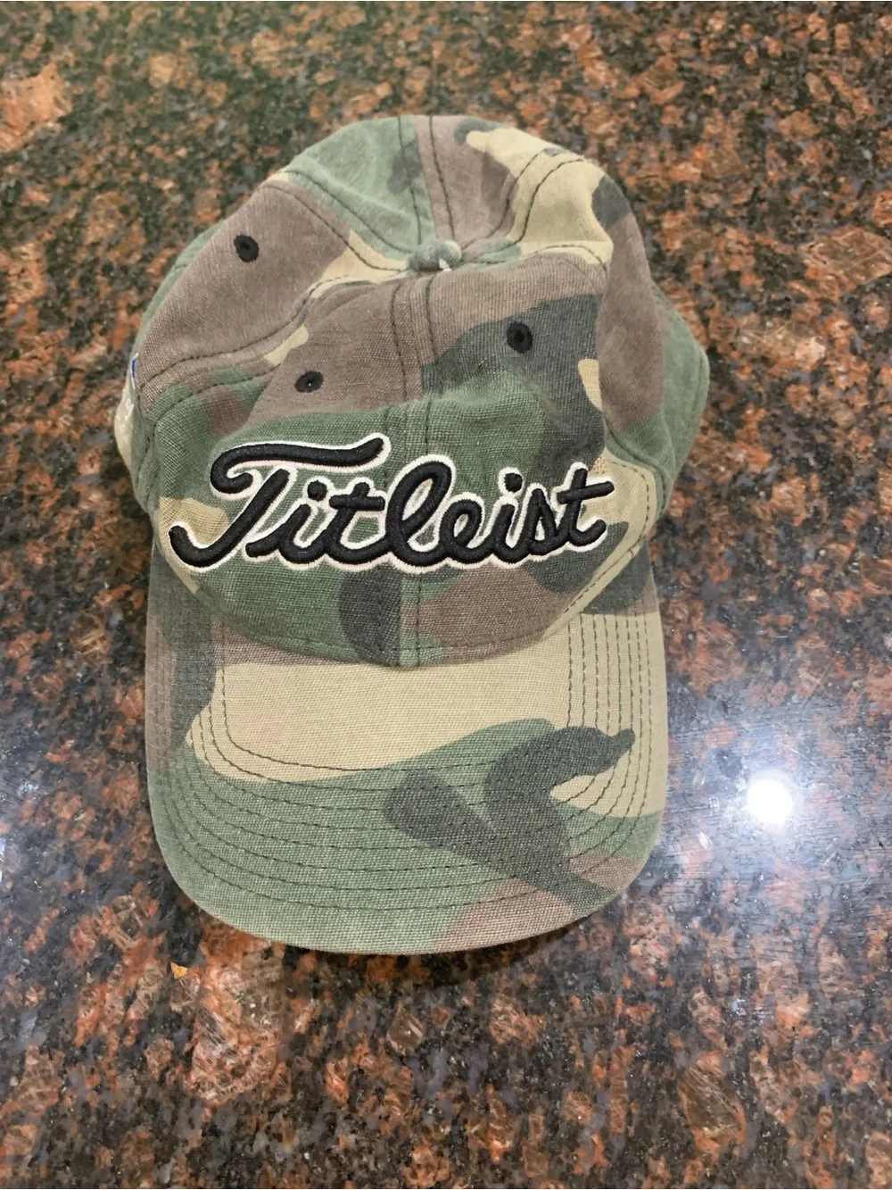 Titleist Kids Camo Baseball Hat - Green & Tan